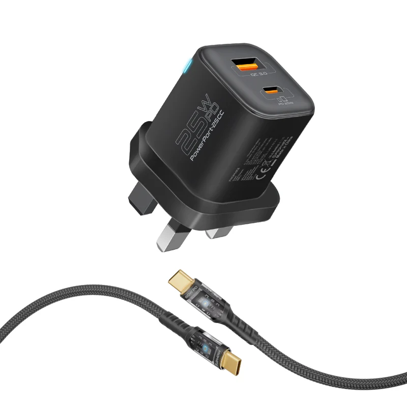 Promate PowerPort-25CC 60WUSB-C Cable