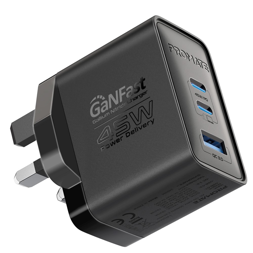 Promate PowerPort-45 GaNFast 45W